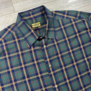 Military Tartan‎ Company 2XL Button Down Tartan Blue Red Green***